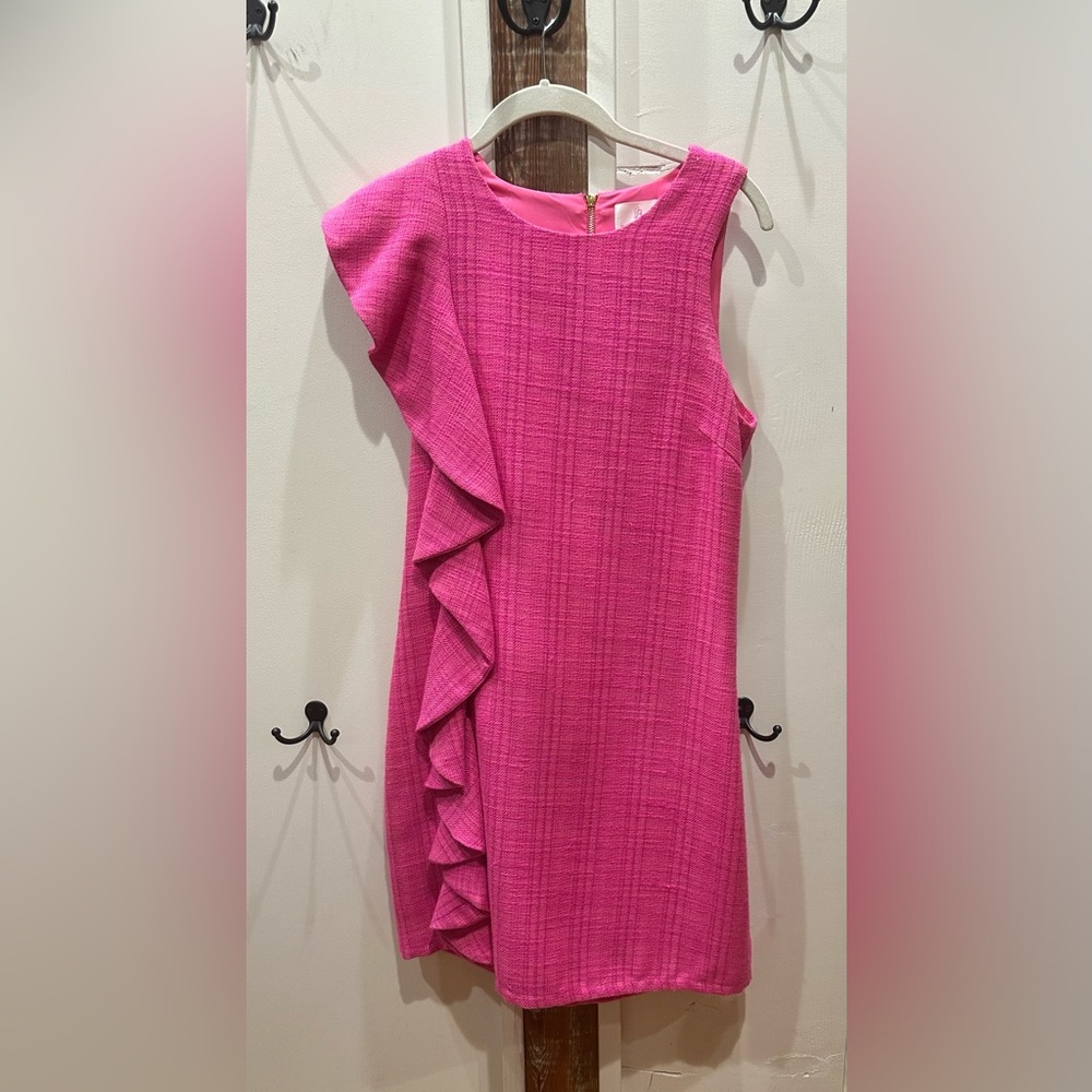 JB by Julie Brown Vibrant Pink Textured Dress